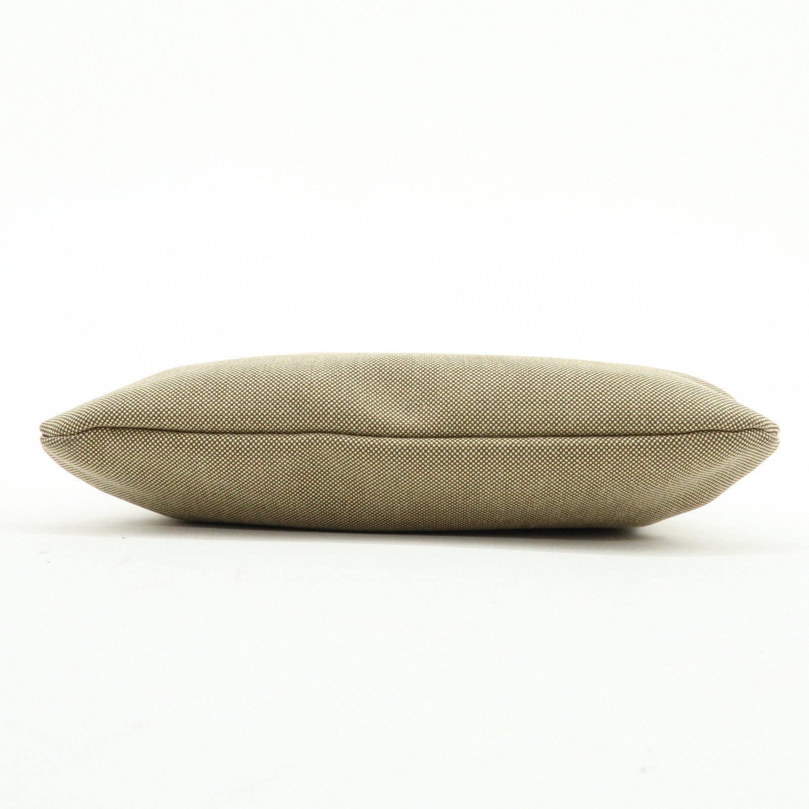 Prada Logo Jacquard Shoulder Bag - Beige, Leather