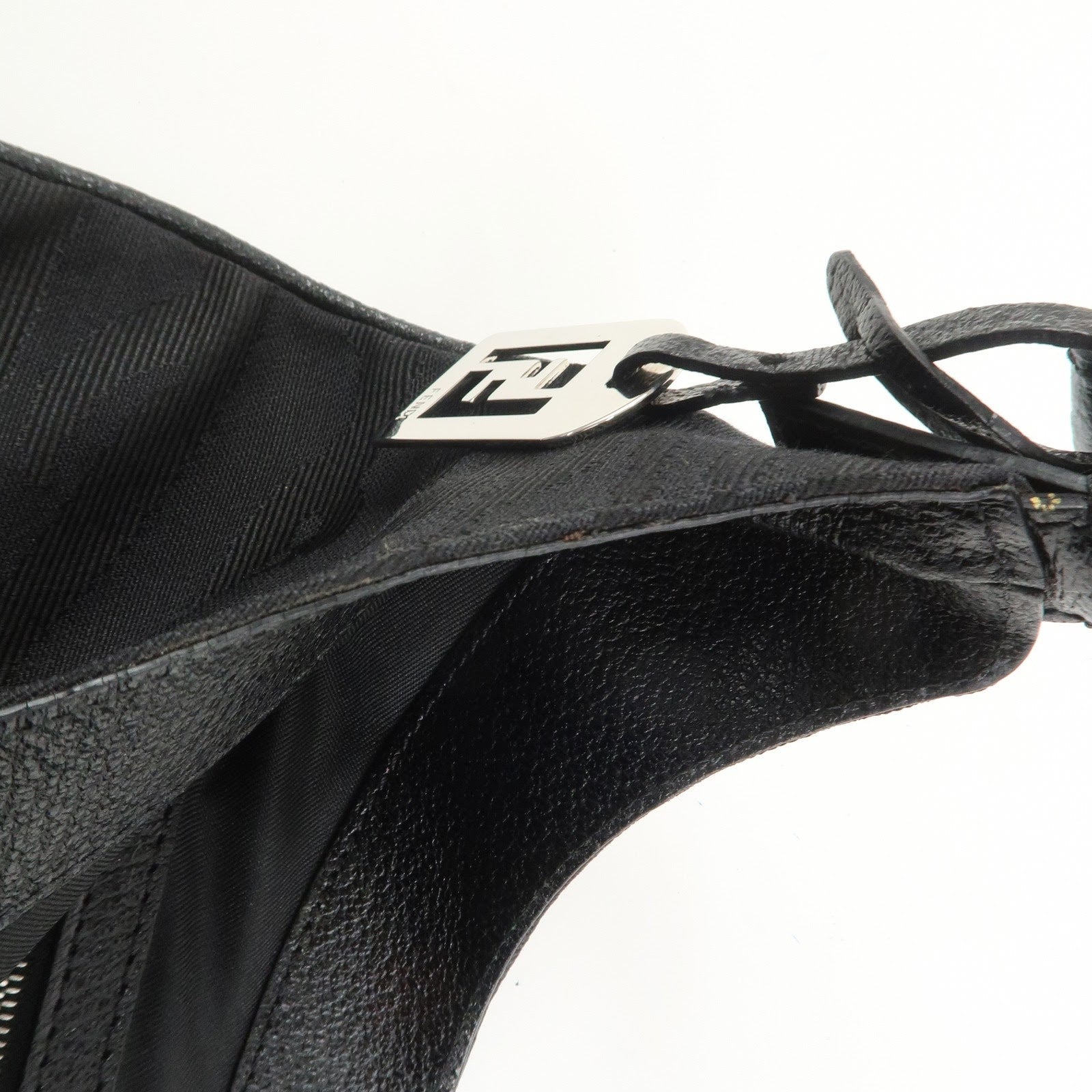 Fendi Shoulder Bag - Black, Canvas Leather