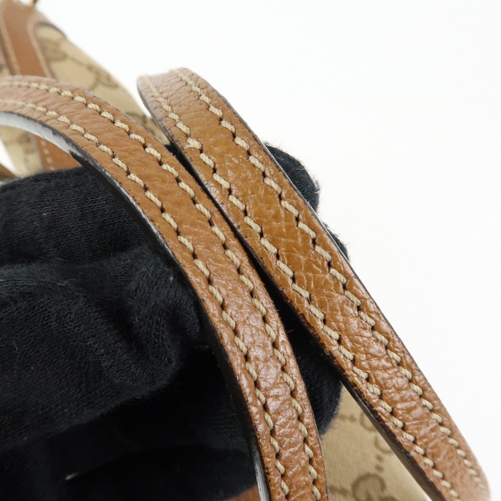 Gucci Hand Bag - Beige, Canvas Leather