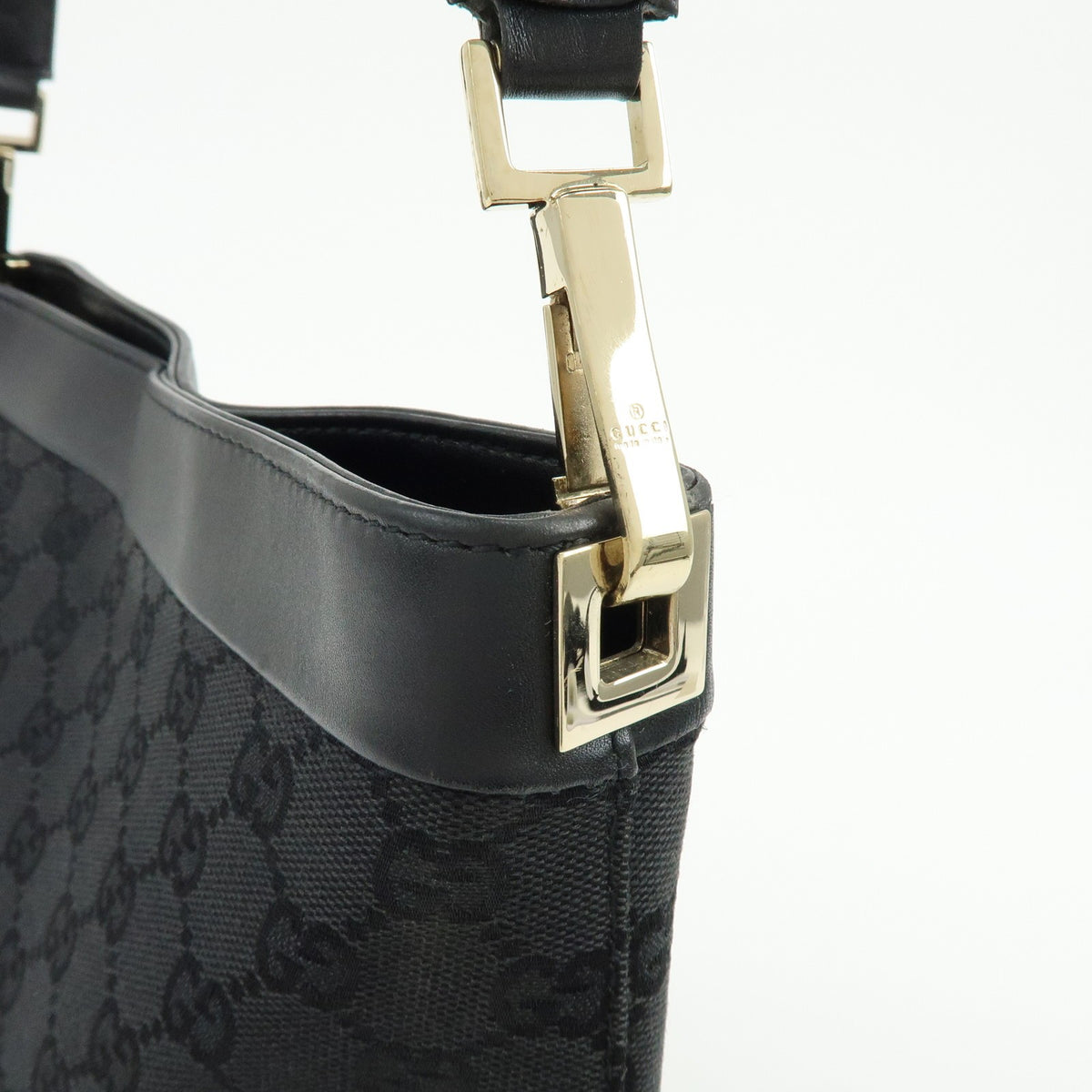 Gucci Shoulder Bag - Black, GG Canvas Leather