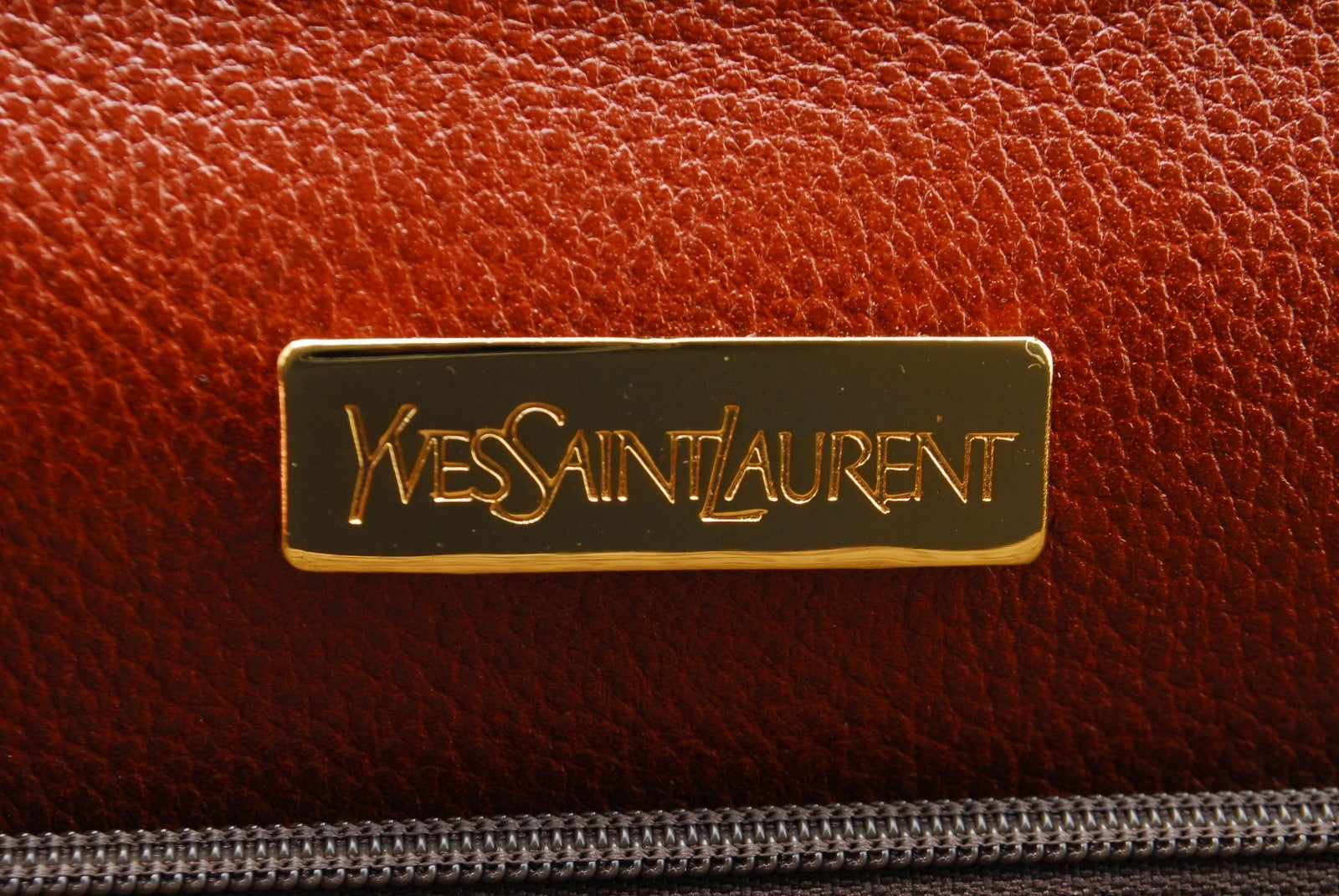 Saint Laurent Vintage Clutch - Brown, Leather 