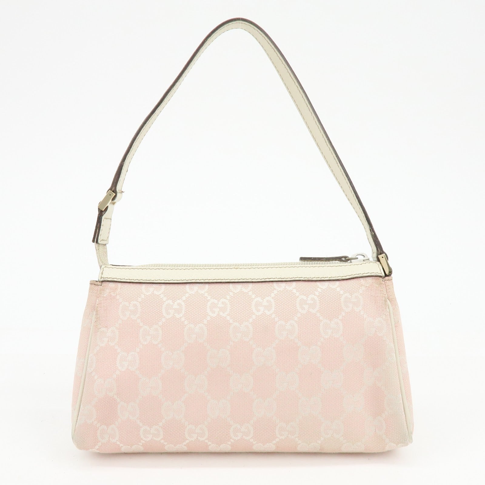 Gucci Abbey Hand Bag - Pink, GG Canvas, Leather