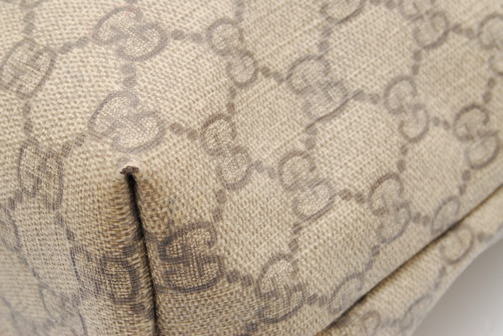 Gucci GG Tote Bag - Beige Brown, PVC Leather