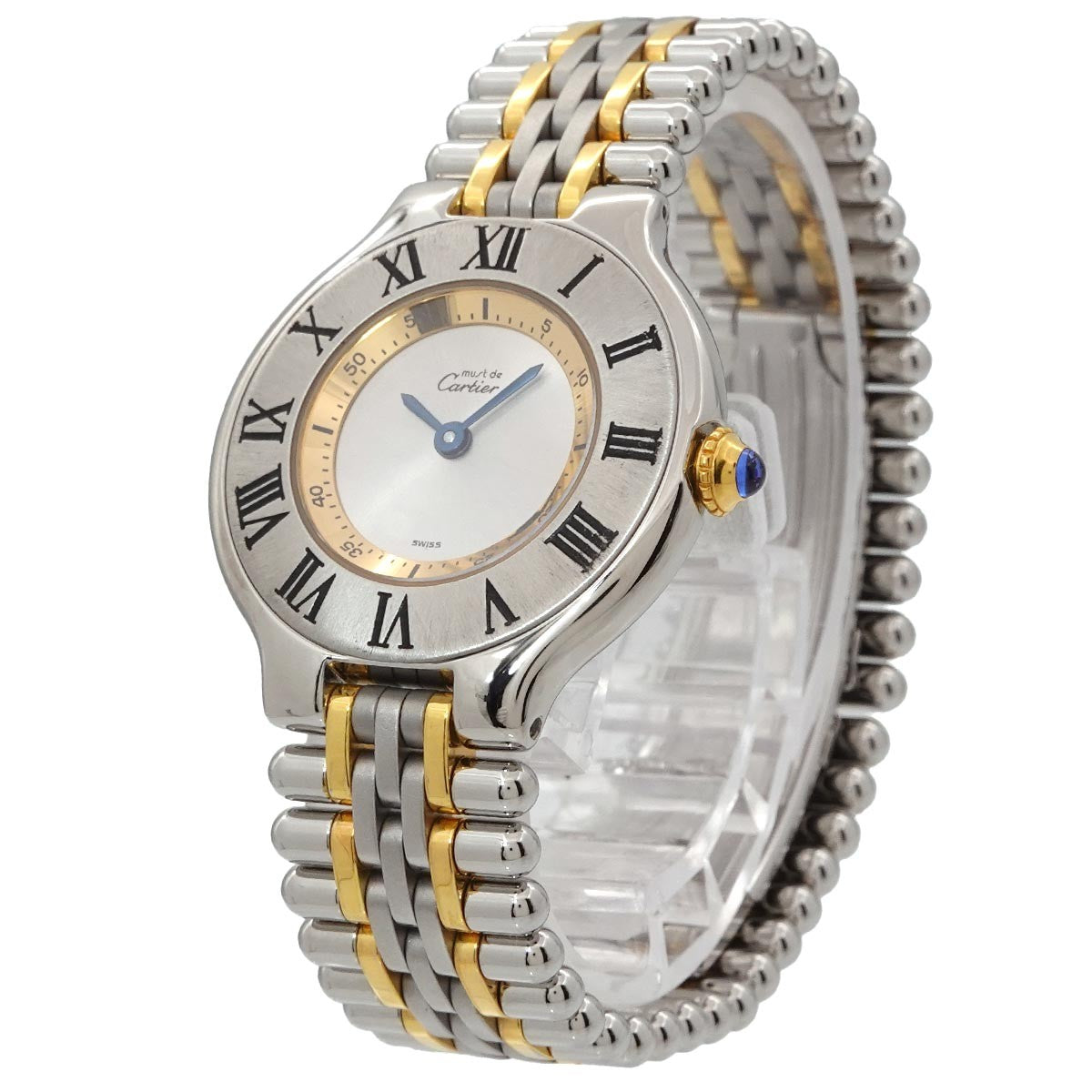 Cartier Must 21 Van Thian W10075F4 Watch - Silver, Stainless steel/YGP