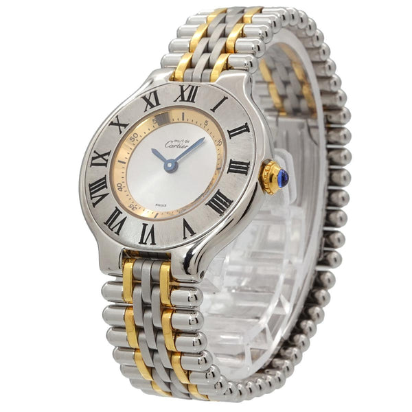 Cartier Must 21 Van Thian W10075F4 Watch - Silver, Stainless steel/YGP