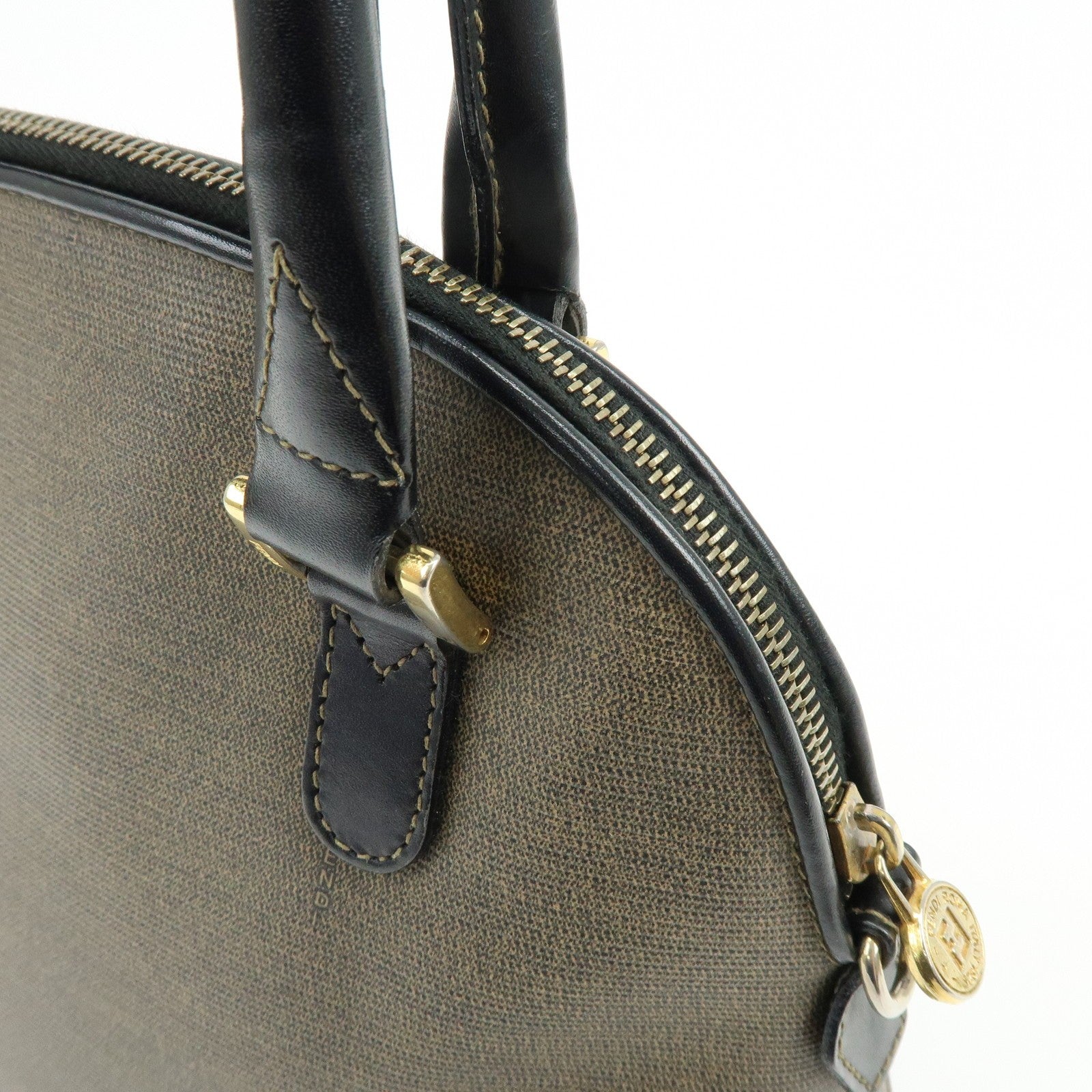 Fendi 2Way Bag Handbag - Brown, Leather
