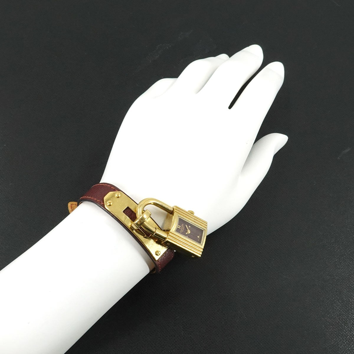 Hermès Kelly Watch - Bordeaux, Stainless Steel/Leather