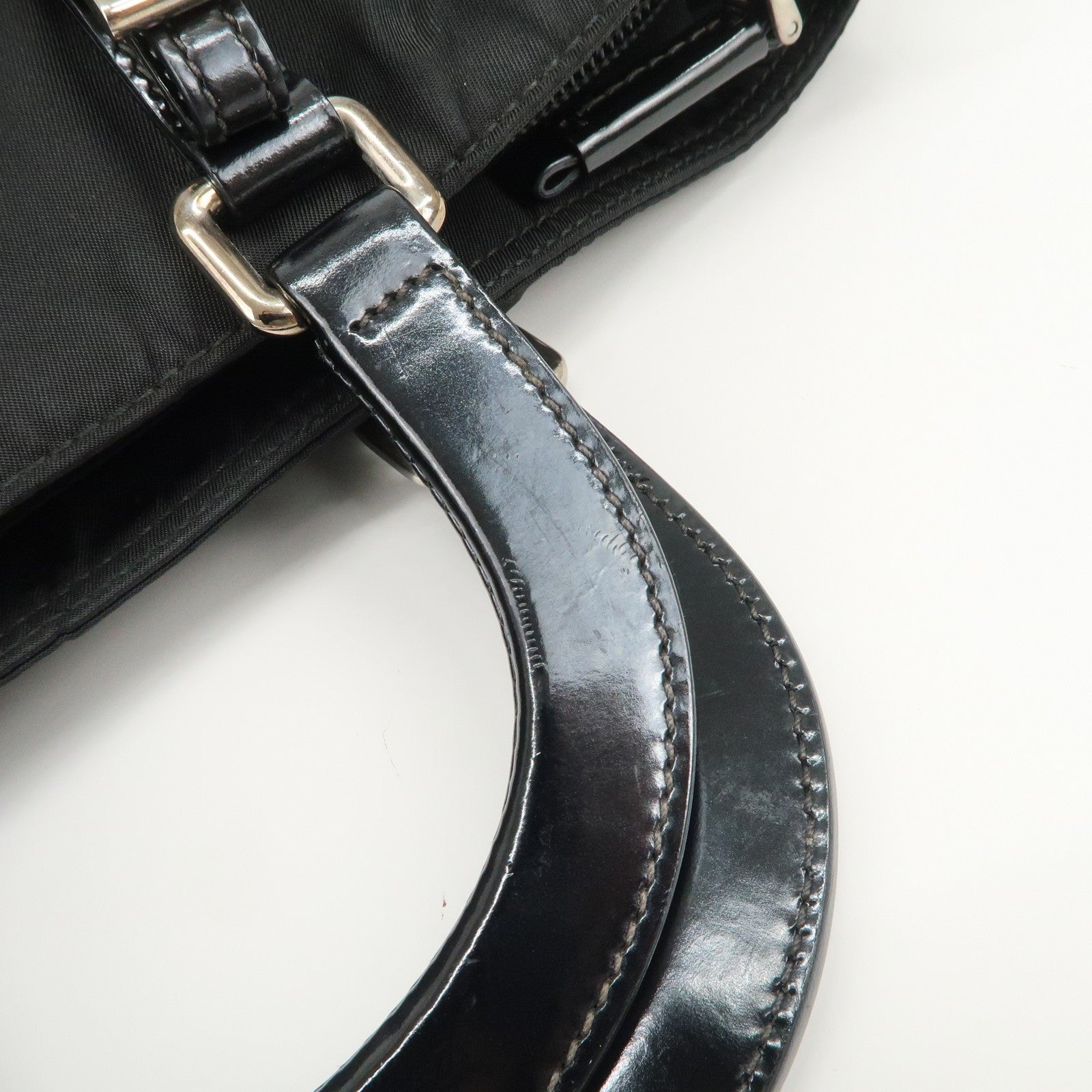 Prada BR3228 2Way Bag - Black, Nylon and Leather
