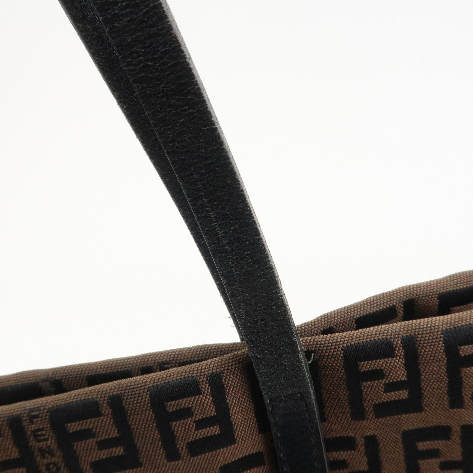 Fendi Zucchino Tote Bag - Brown, Canvas and Leather
