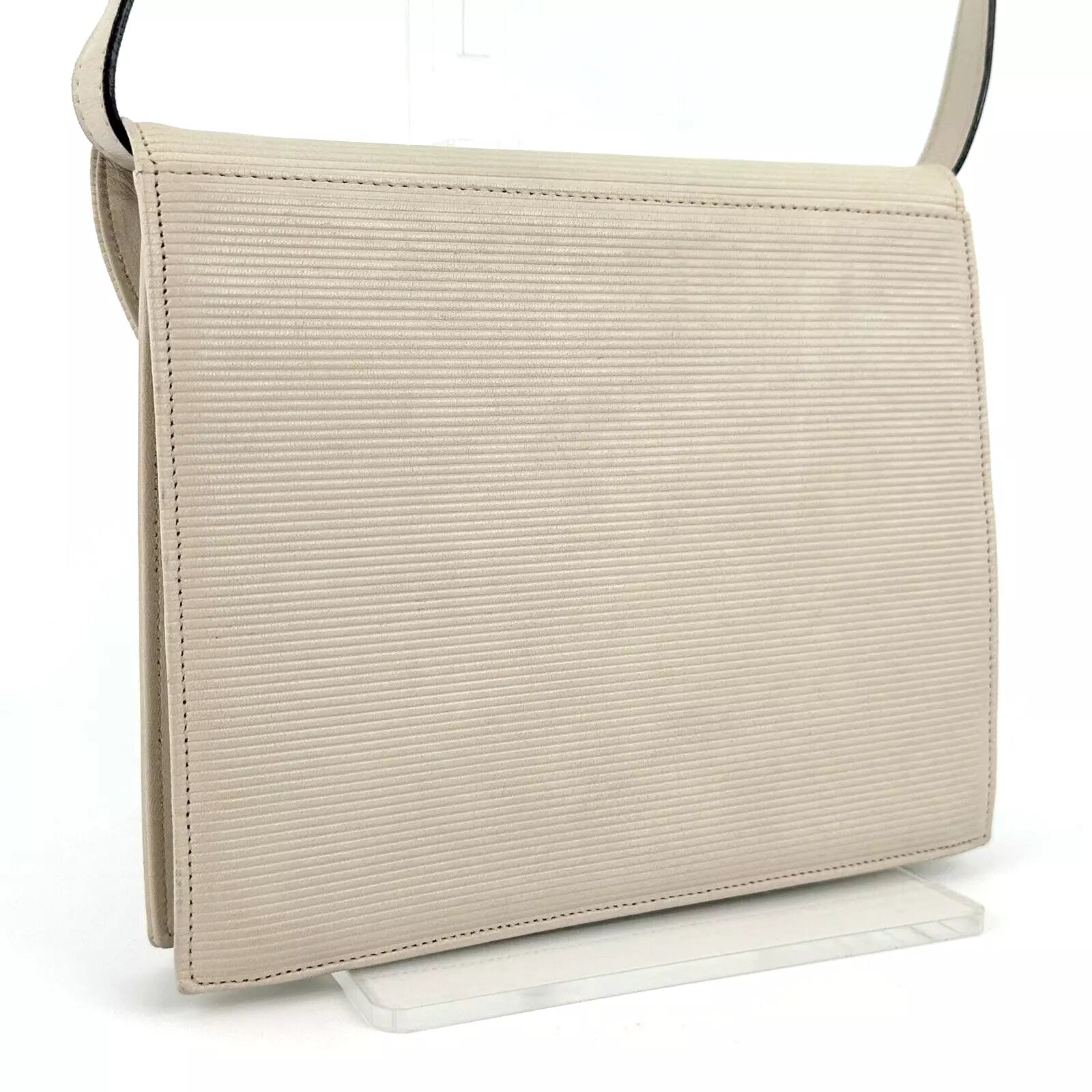 Yves Saint Laurent YSL Shoulder Bag - Ivory, Leather