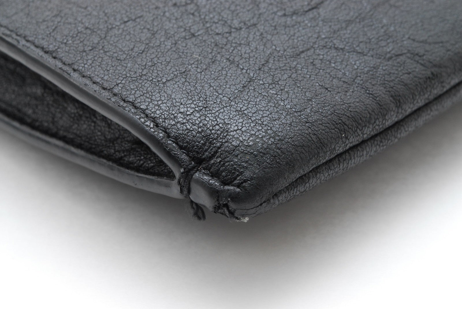 Saint Laurent Clutch Pouch Bag - Black, Leather