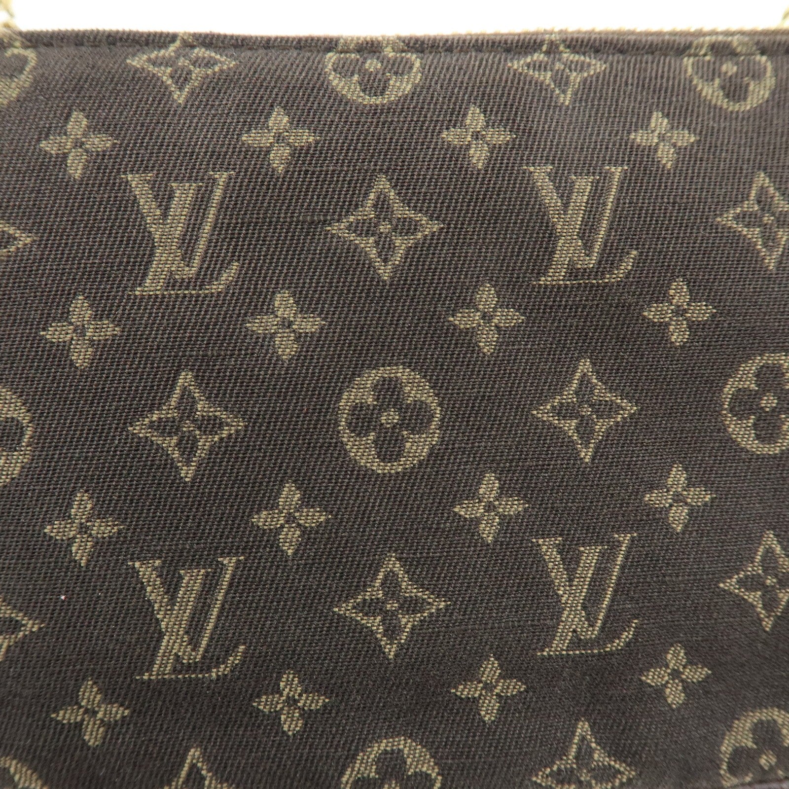 Louis Vuitton Monogram Mini Lin Pouch - Ebene, Canvas