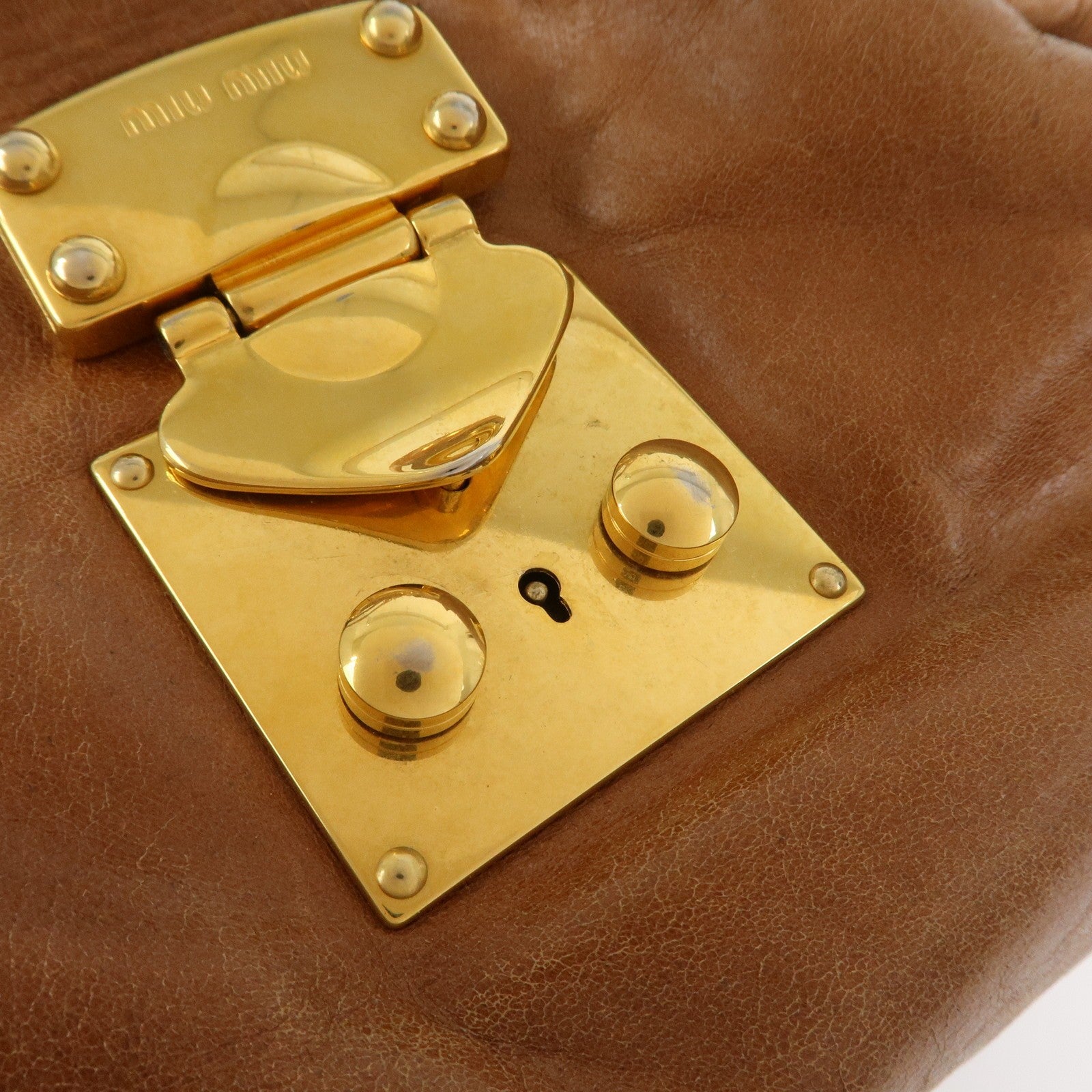 Miu Miu Hand Bag - Brown, Leather