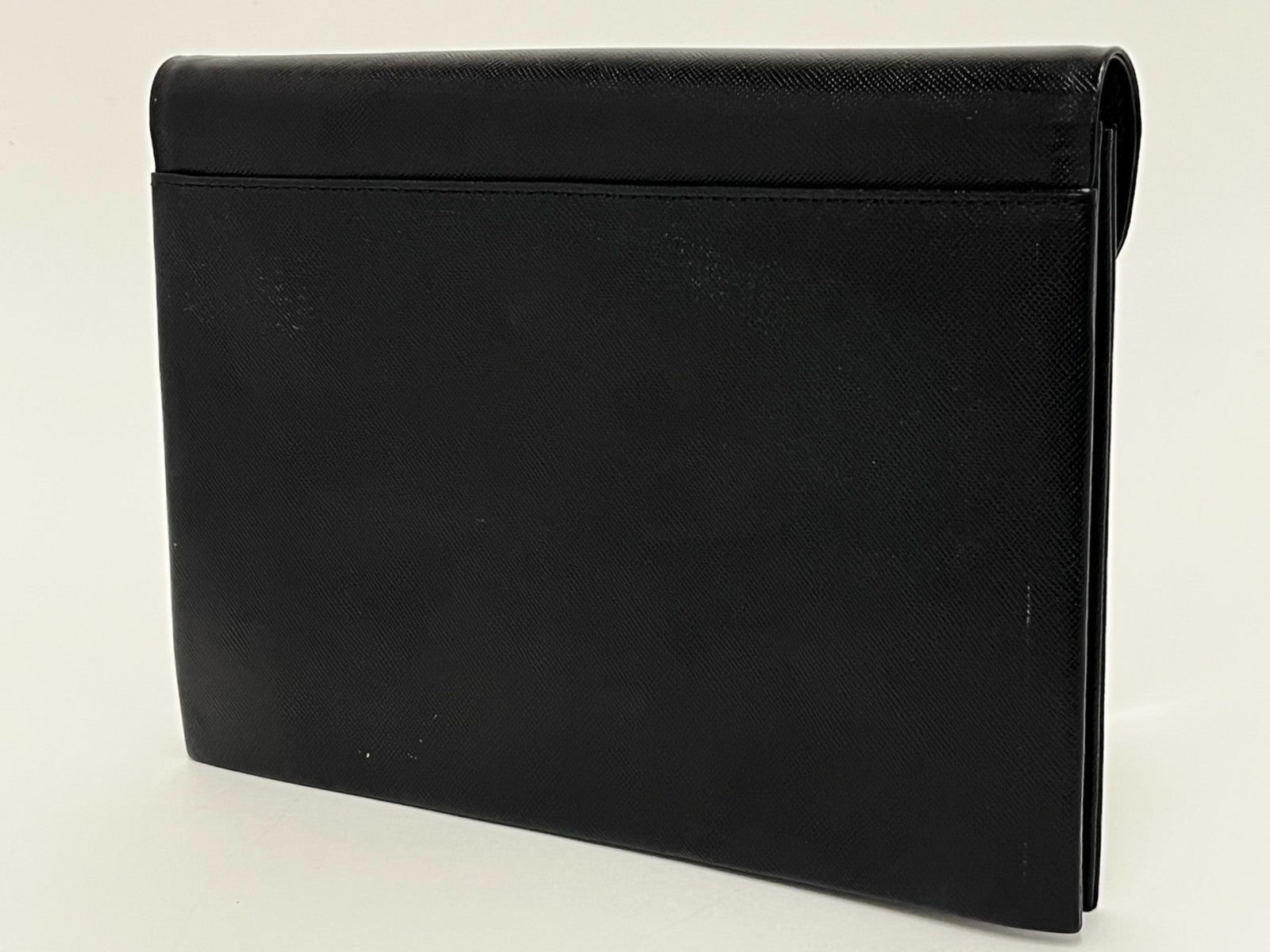Saint Laurent Clutch Second Bag - Black, Leather