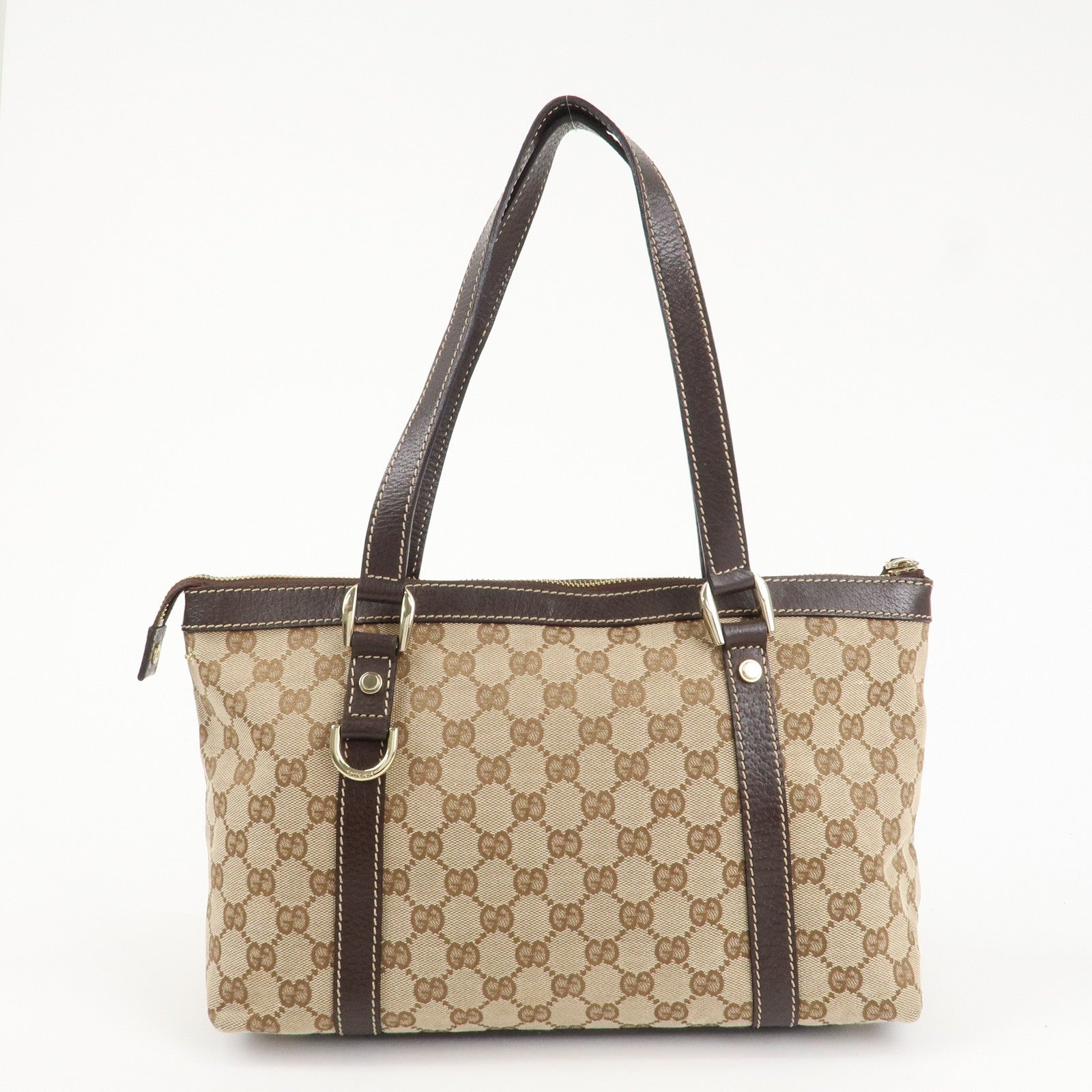 Gucci Abbey Tote Bag - Beige, Canvas
