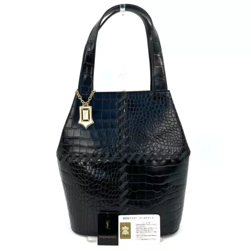 Saint Laurent Yves Saint Laurent Tote - Black, Leather