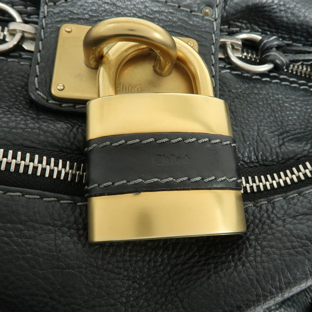 Chloe Paddington Handbag - Black, Leather