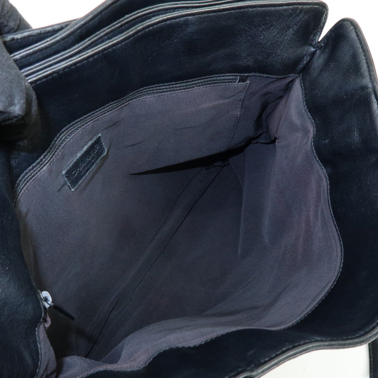 Chanel Calf Leather Tote Bag - Black, Leather