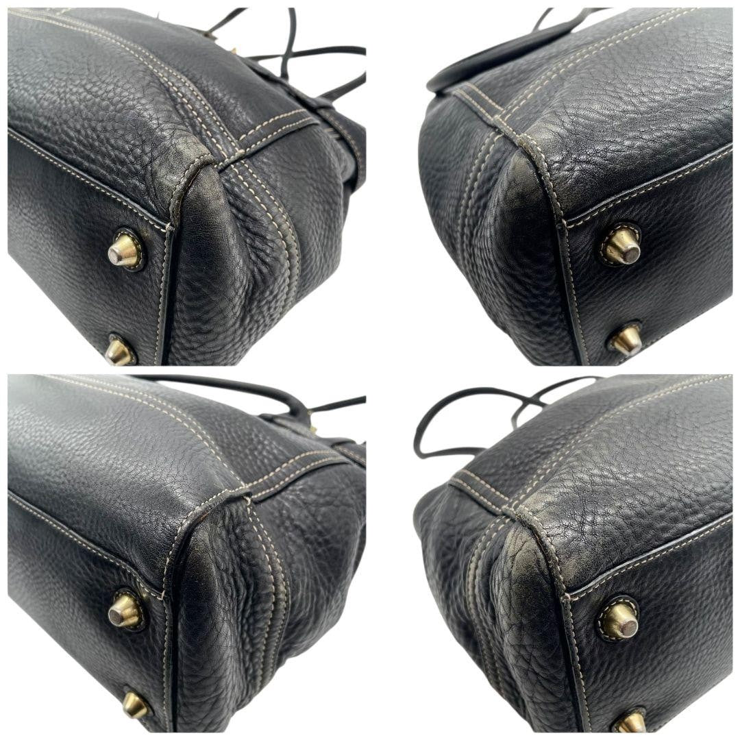 Coach T8 Handbag - Black, Leather