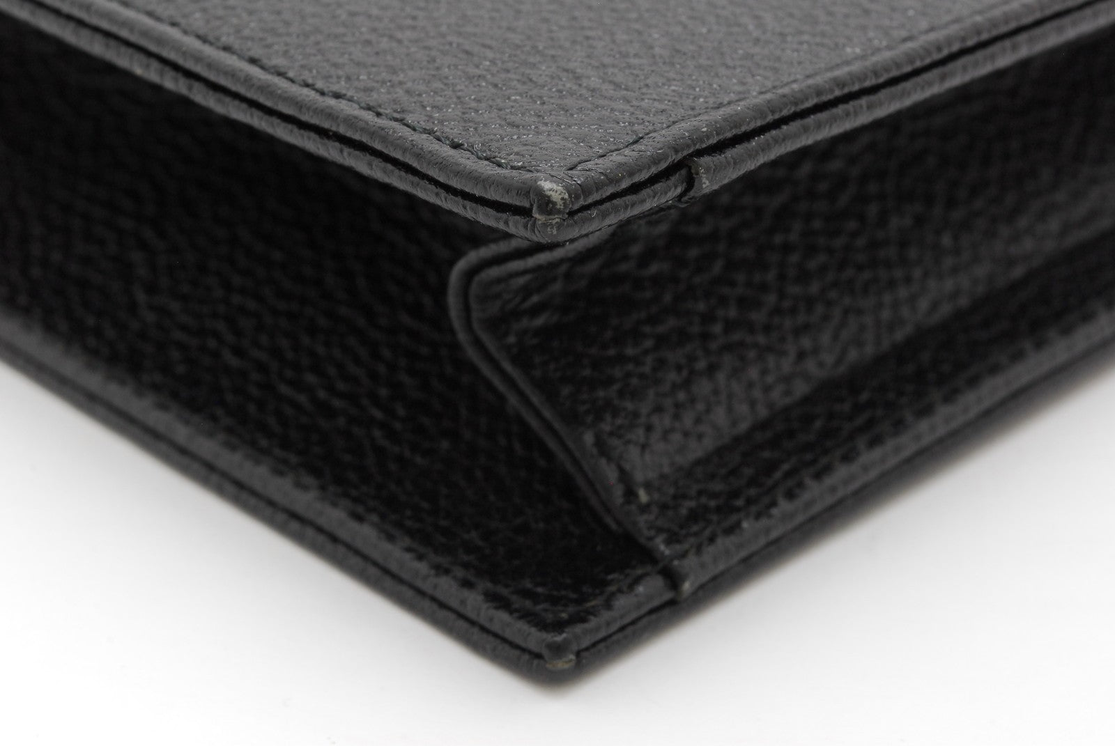Saint Laurent Yves Vintage Clutch - Black, Leather 