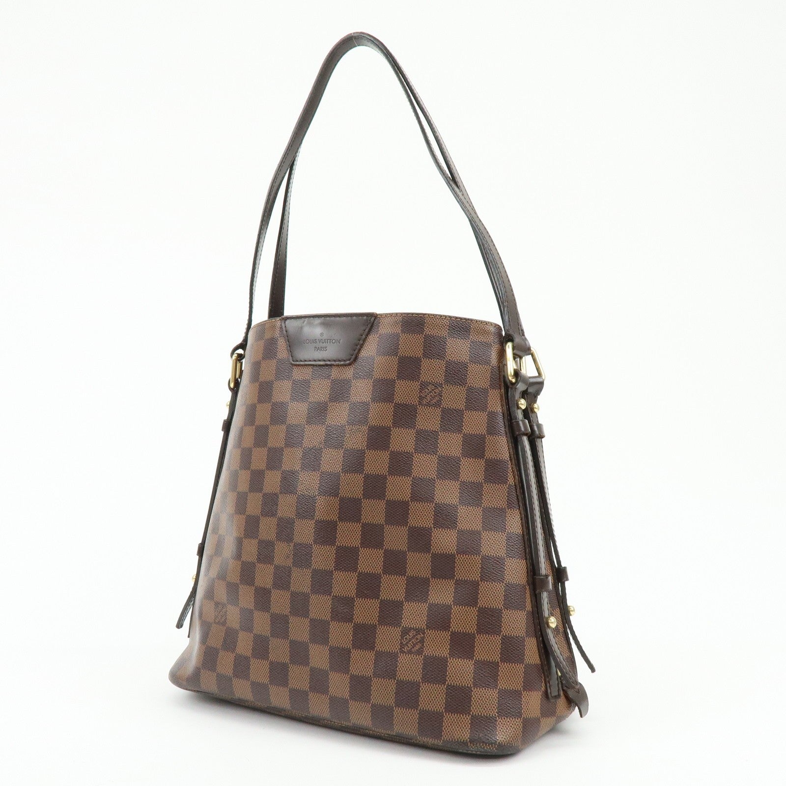 Louis Vuitton Damier Ebene Cabas Rivington Canvas Shoulder Bag