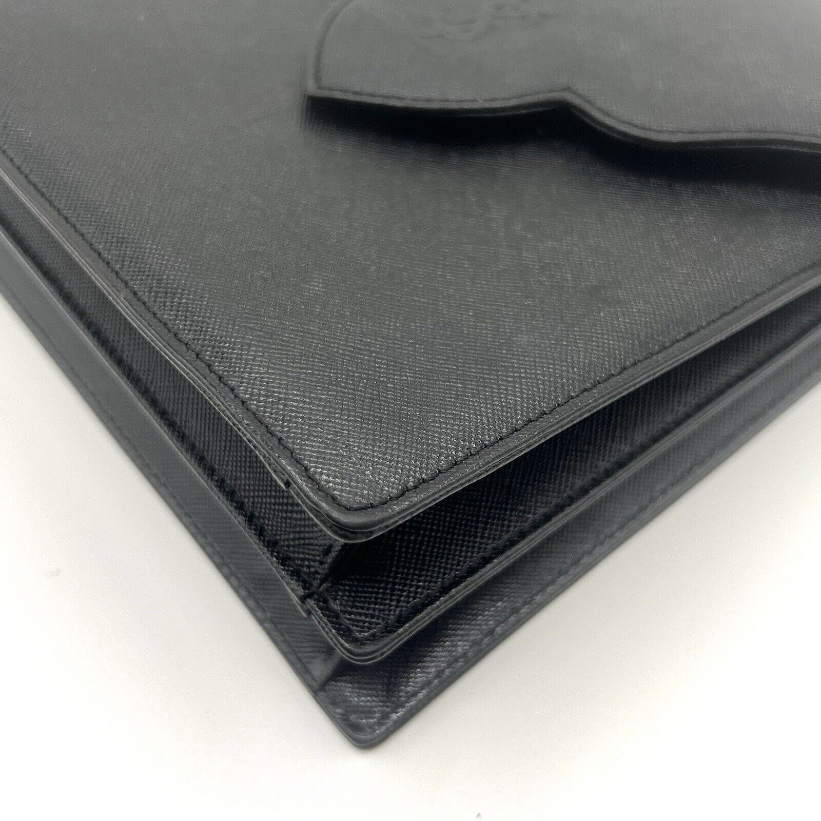 Saint Laurent YSL Shoulder Bag - Black, Leather 