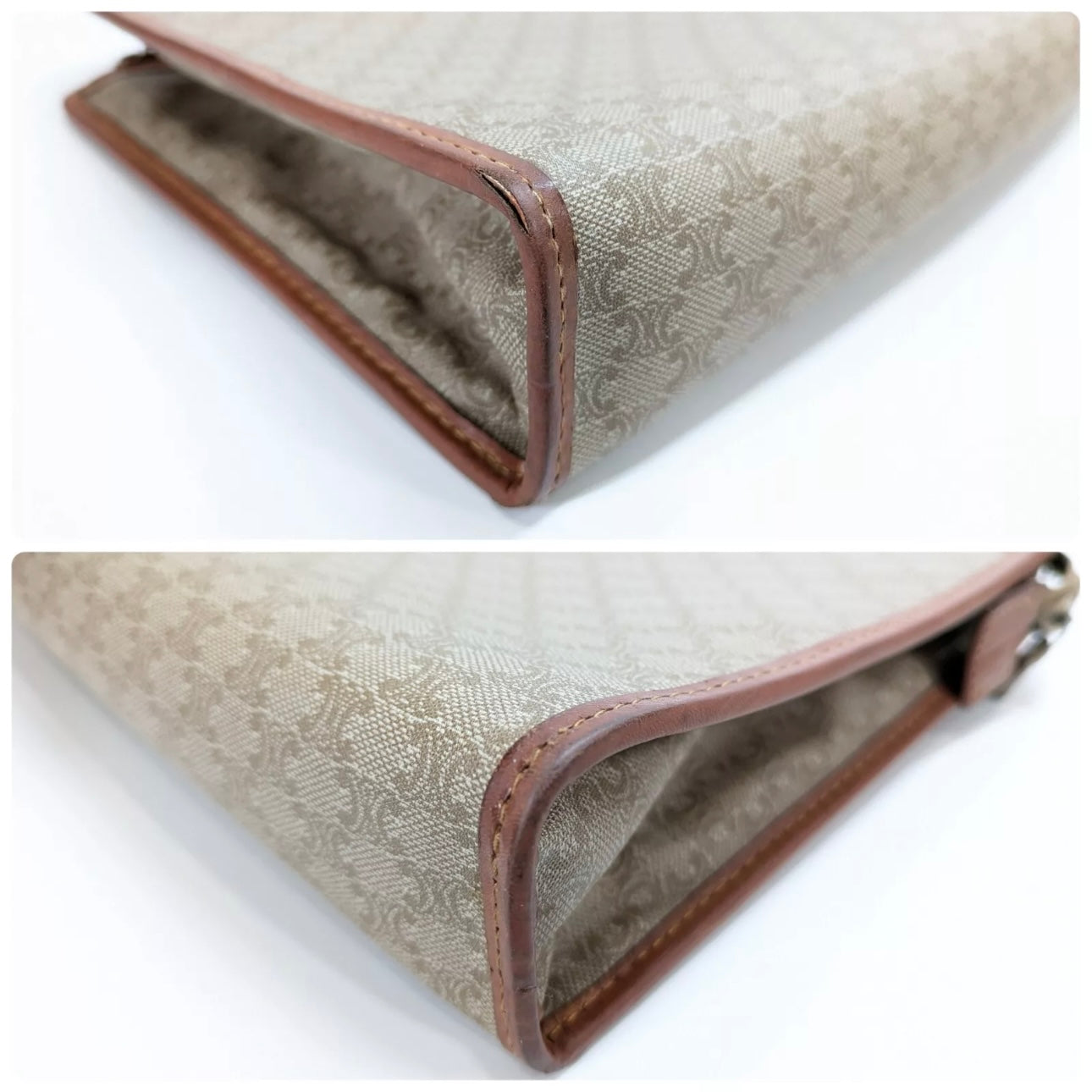 CELINE Vintage Clutch Macadam