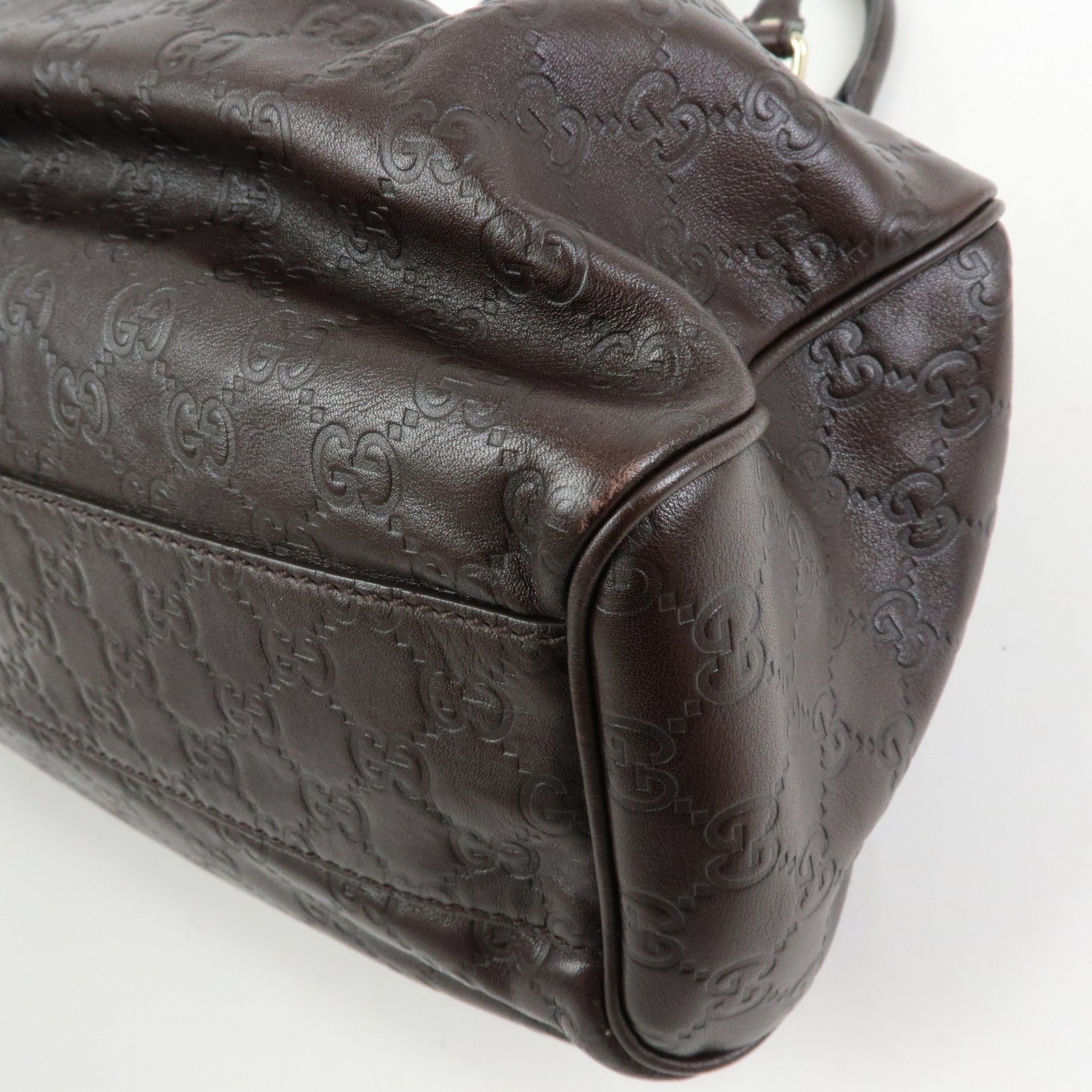 Gucci Sukey Tote Bag - Dark Brown, Guccissima Leather