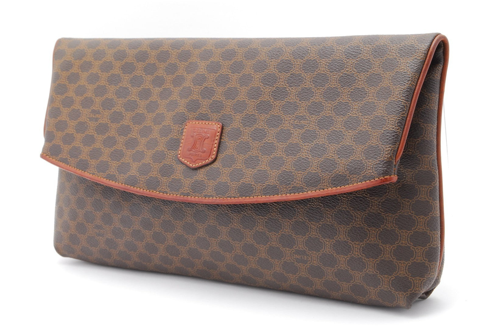 Celine Clutch Bag - Brown, PVC