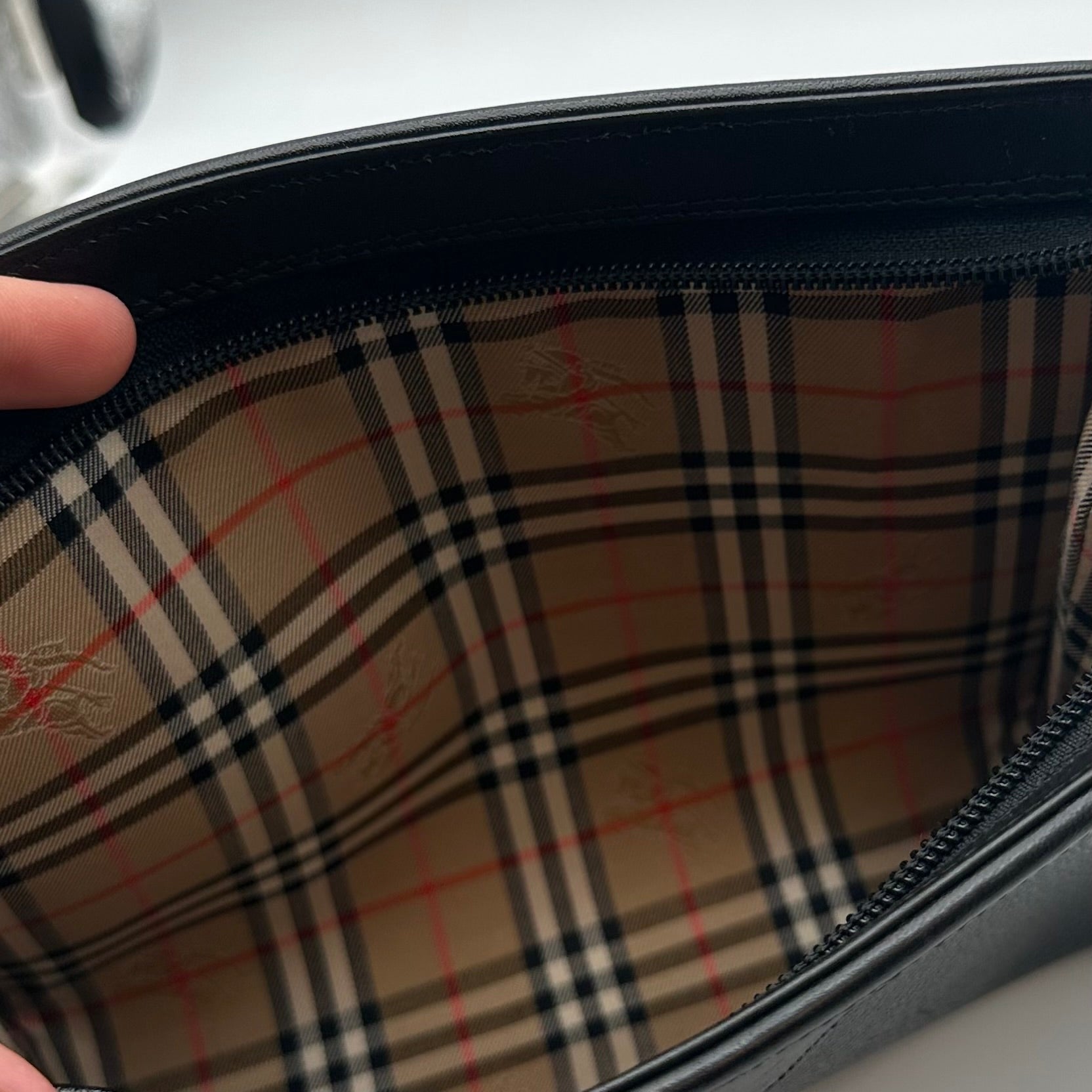 Burberry Vintage Leather Clutch
