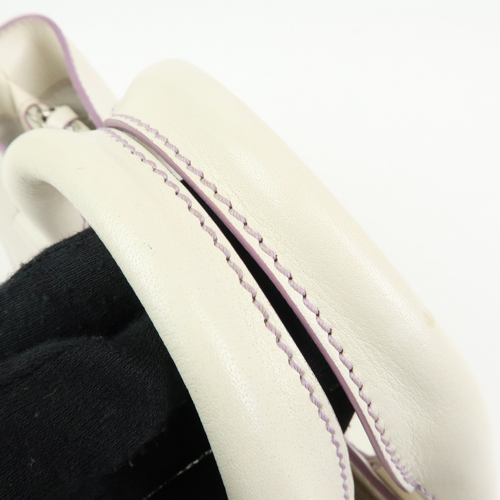 Celine Boogie Bag Handbag - White, Purple, Leather