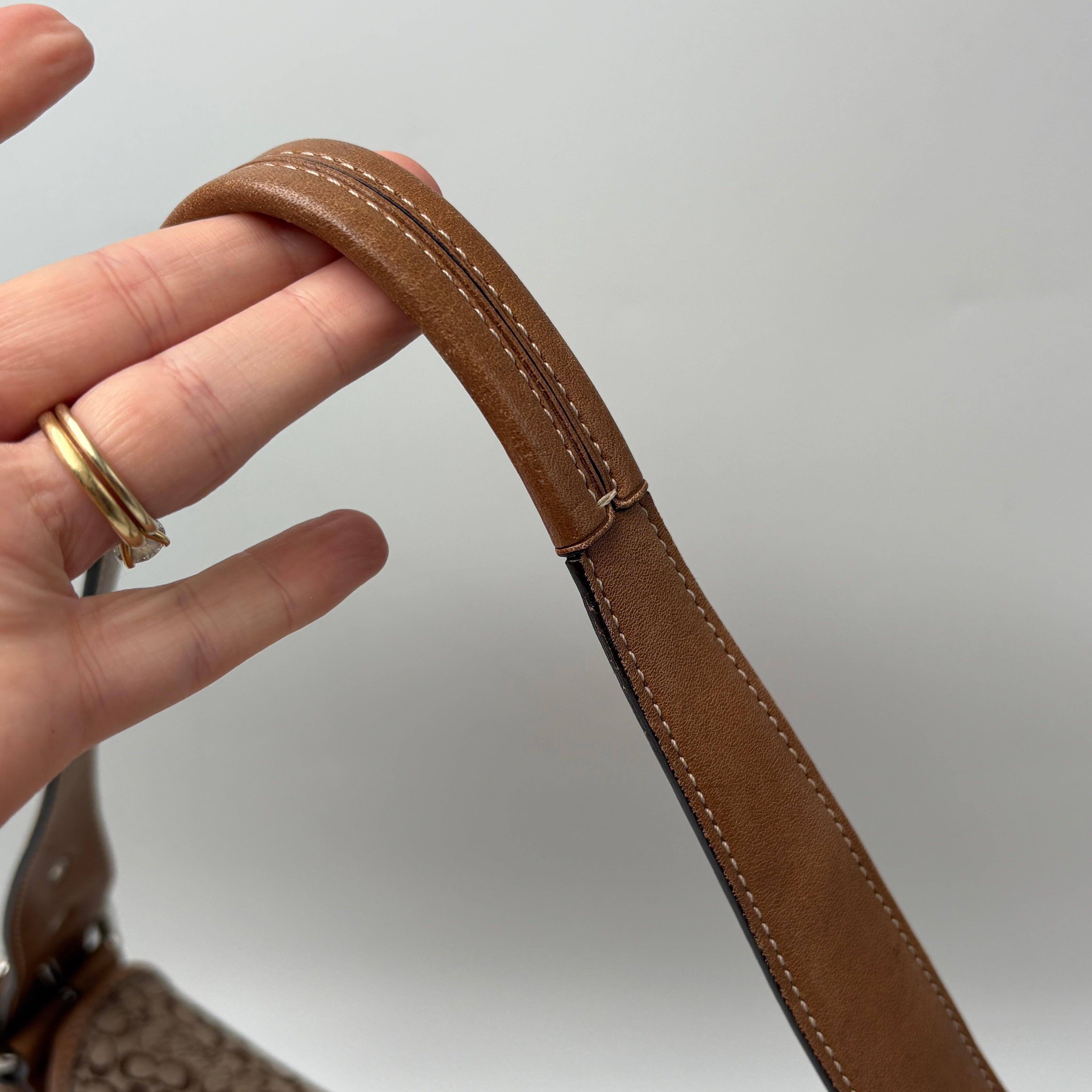 Coach Signature brown bag