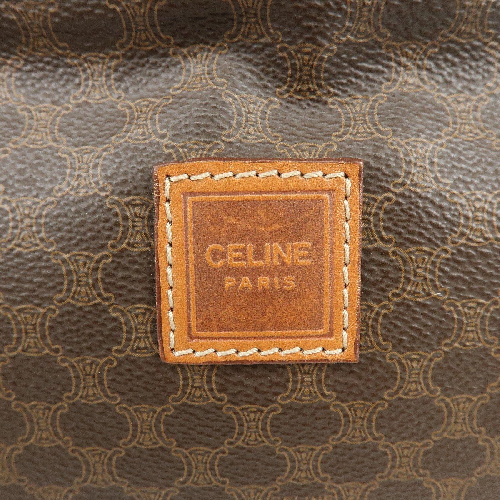 Celine Pouch Accessory Pouch - Brown, PVC Leather