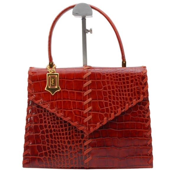 Saint Laurent Yves Saint Laurent Hand Tote Bag - Brown, Leather 