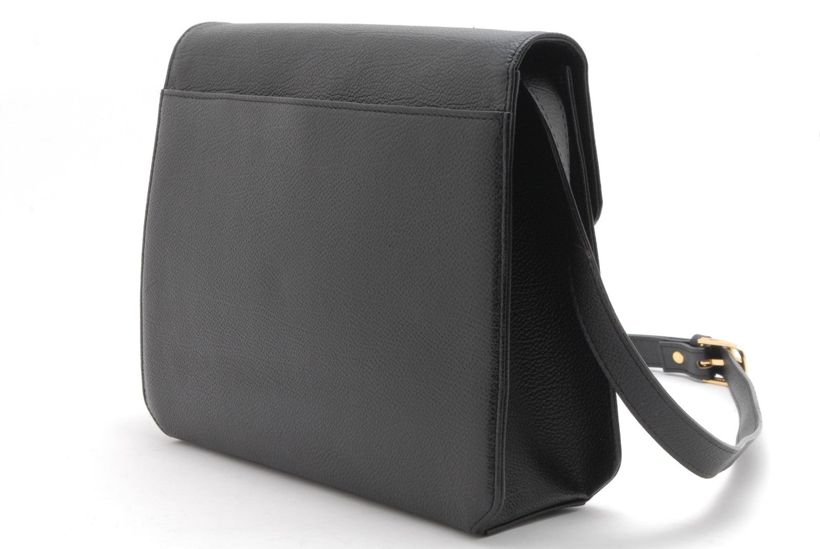 Saint Laurent YSL Envelope Shoulder Bag - Black, Leather