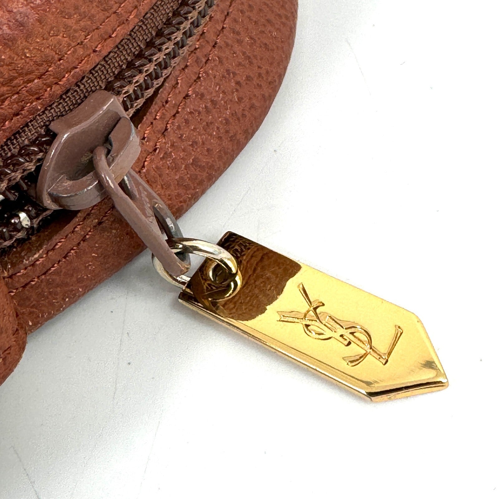 Saint Laurent Yves Saint Laurent Shoulder Bag - Brown, Leather