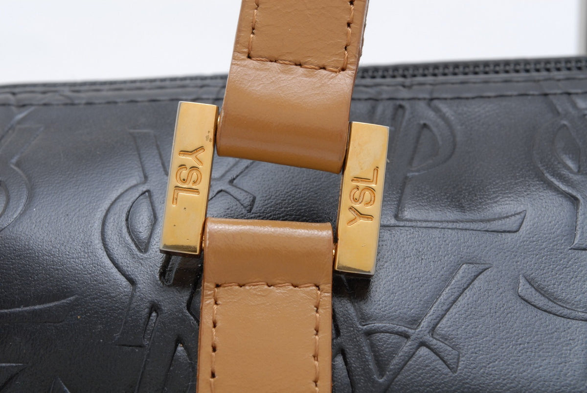 Saint Laurent Yves Saint Laurent Hand Bag - Black Brown, Leather