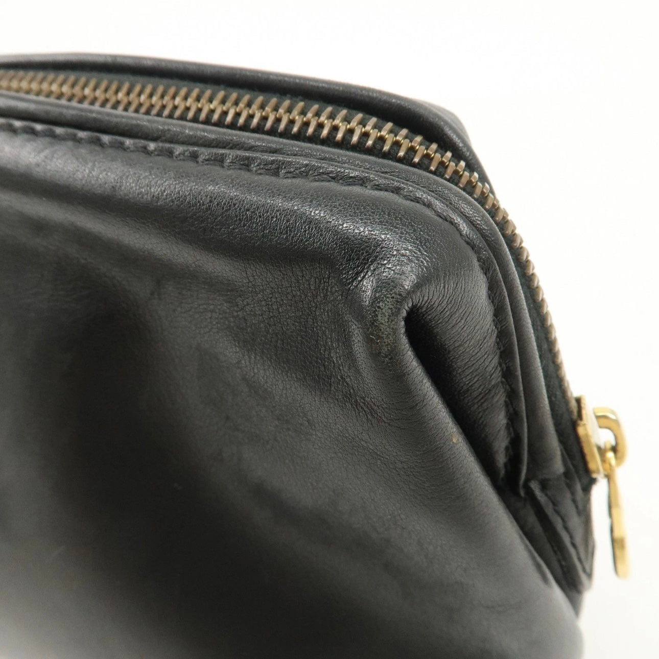 CELINE Clutch - Black, Leather