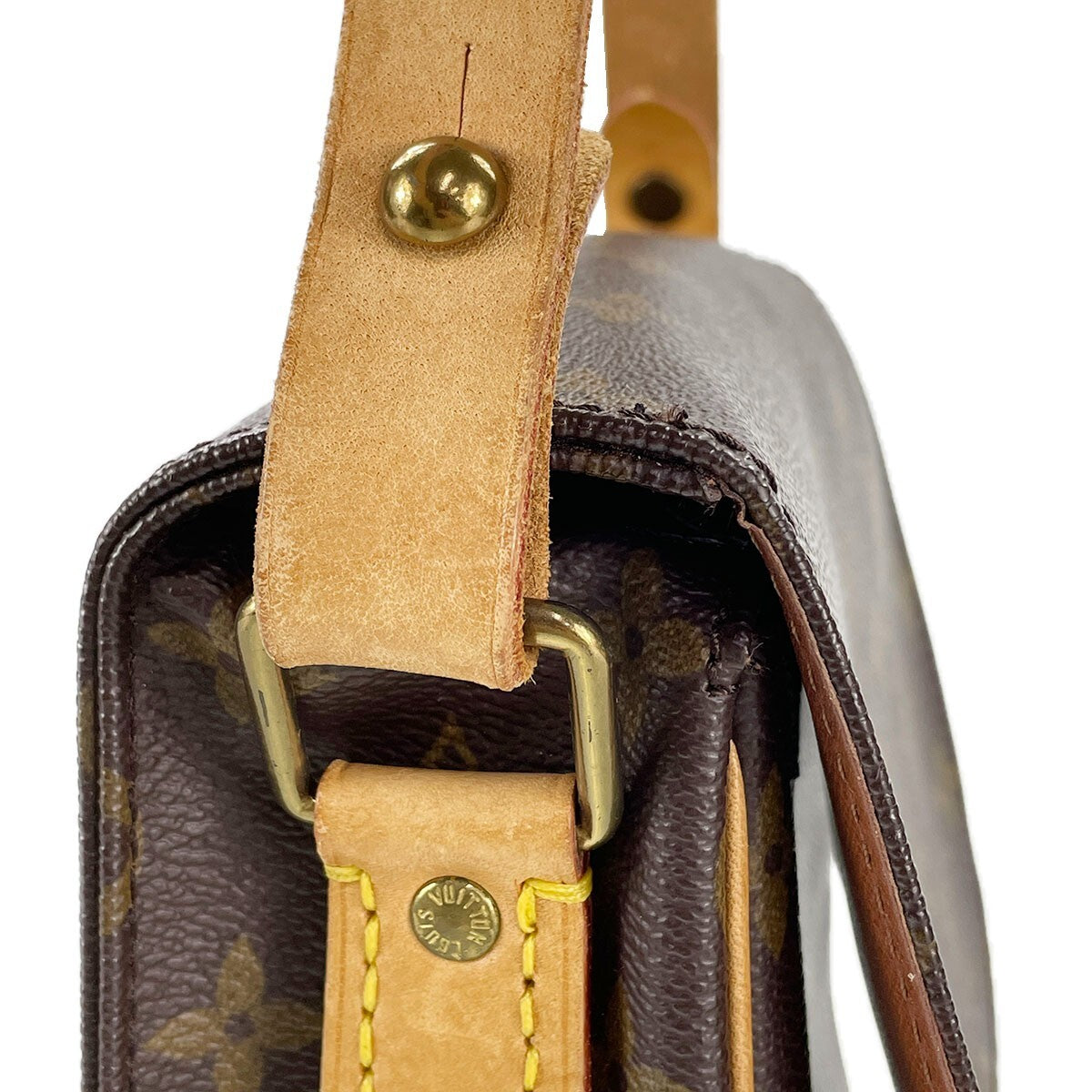 Louis Vuitton Cartouchiere MM Shoulder Bag - Brown, Leather