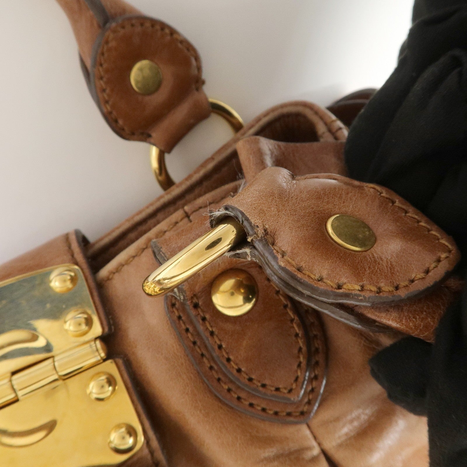 Miu Miu Hand Bag - Brown, Leather