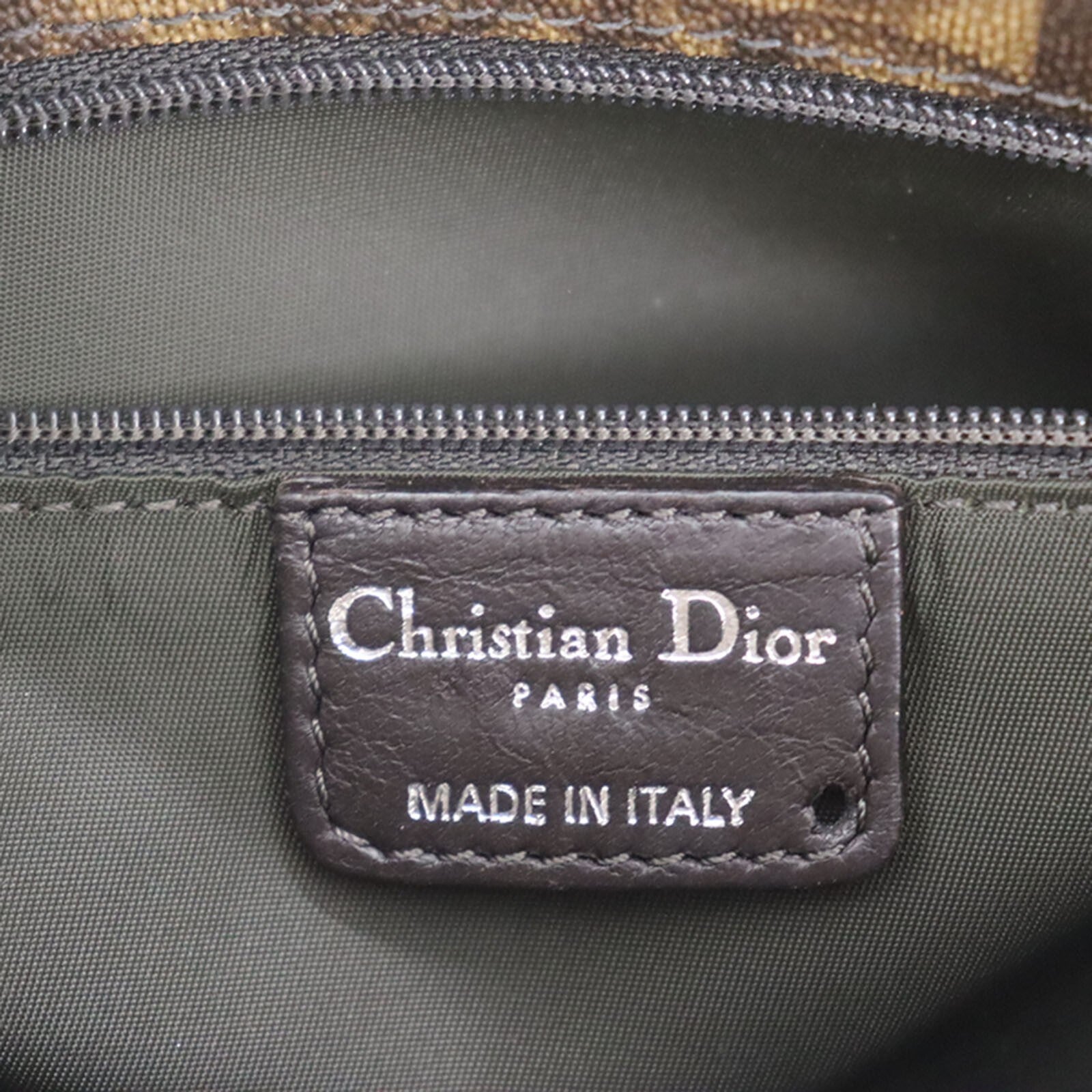 Christian Dior Trotter Handbag - Brown, PVC