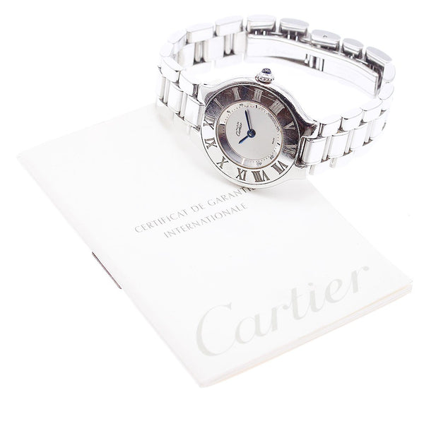 Cartier Must21 Vantian Wristwatch - Silver, Stainless Steel