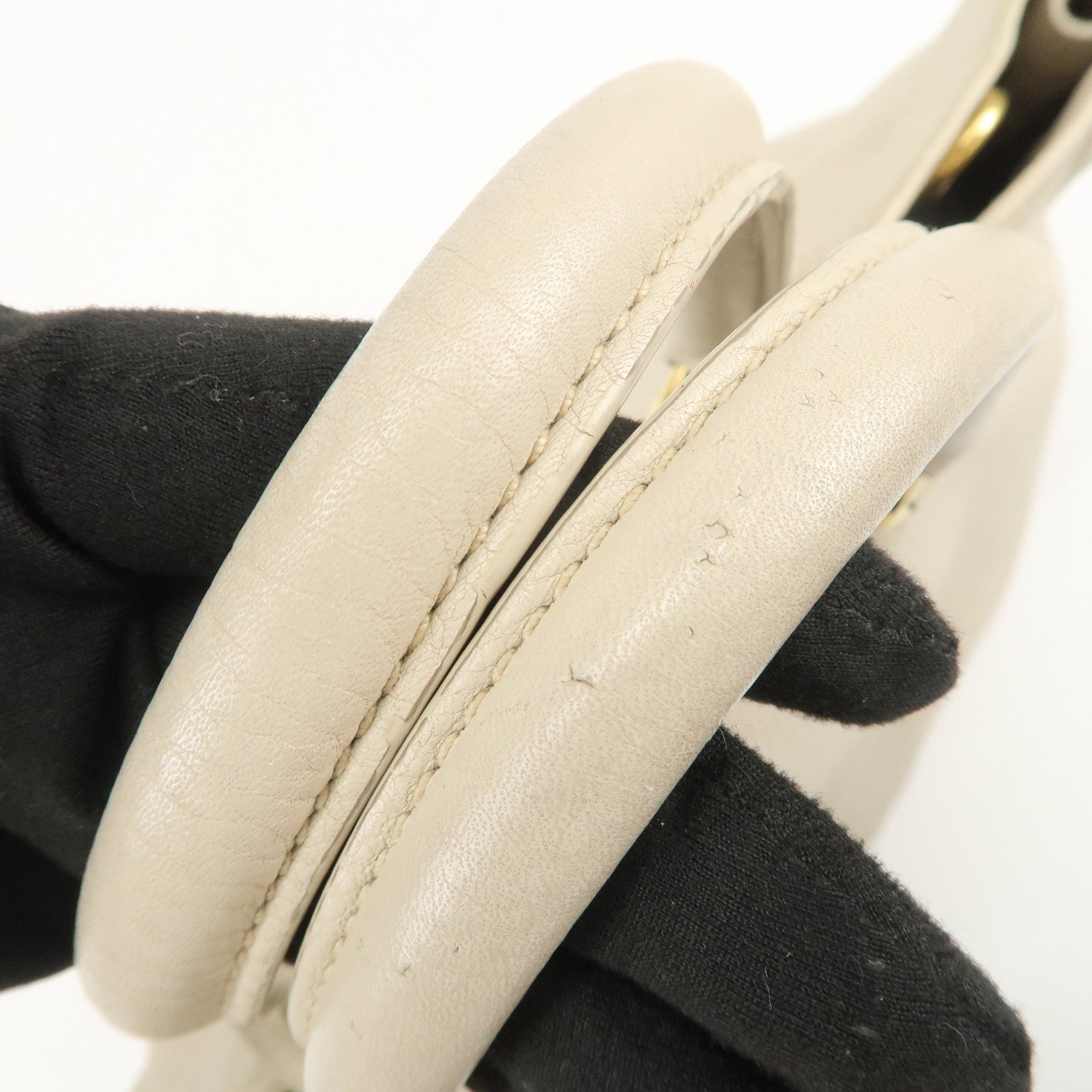 Prada 2Way Bag Hand Bag - Ivory, Leather