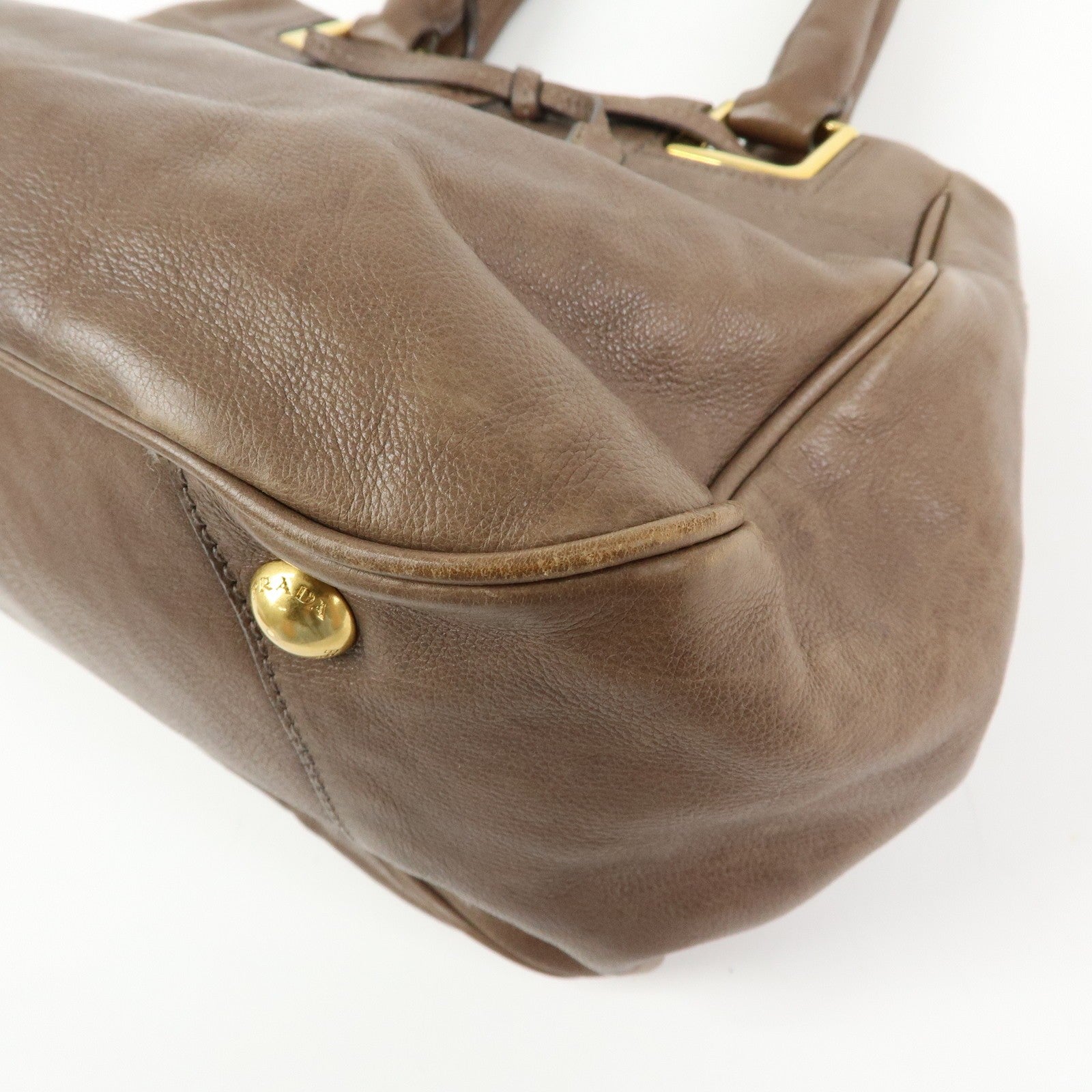 Prada 2Way Bag - Brown, Calf Leather