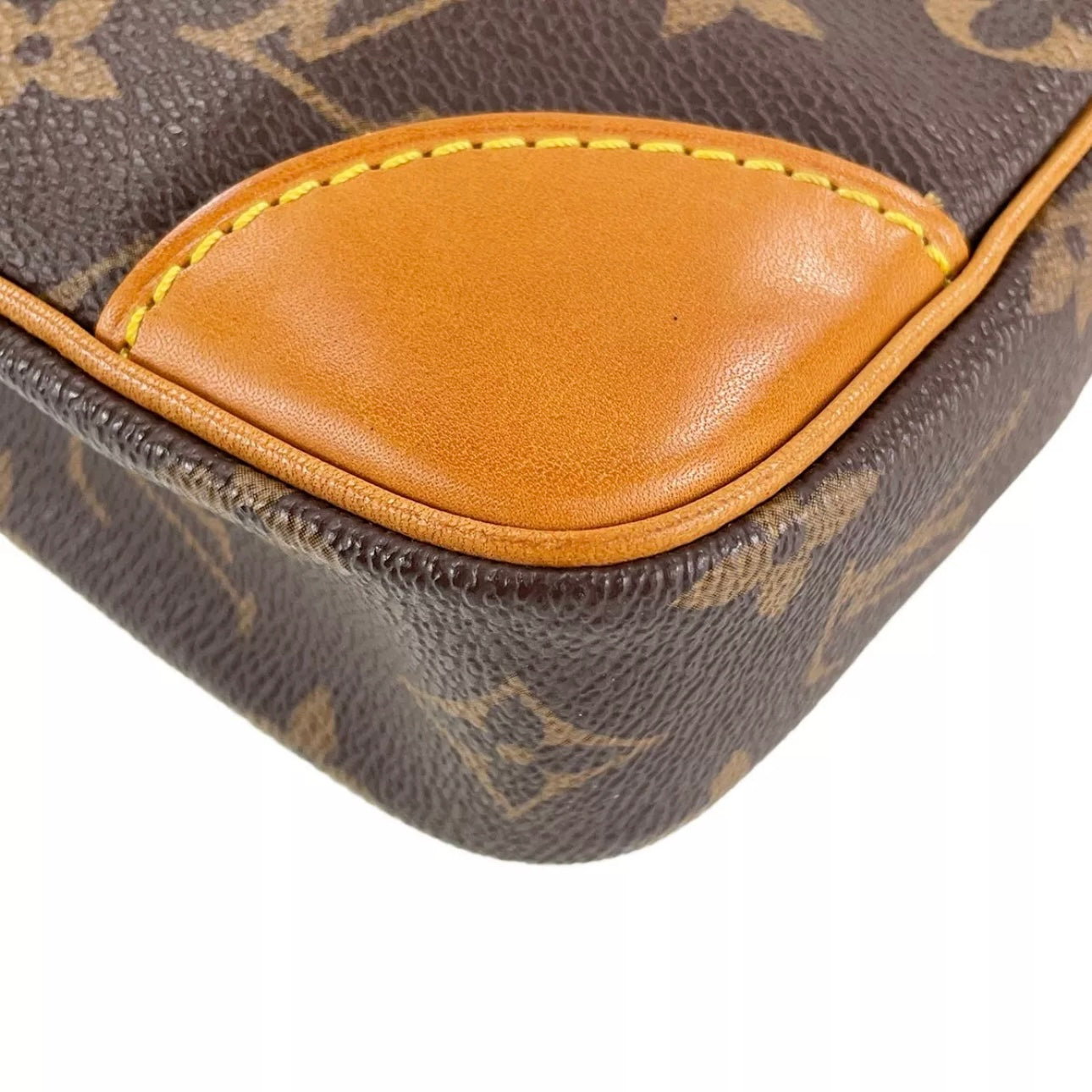 Monogram Marly Dragonne GM Leather Brown Clutch bag