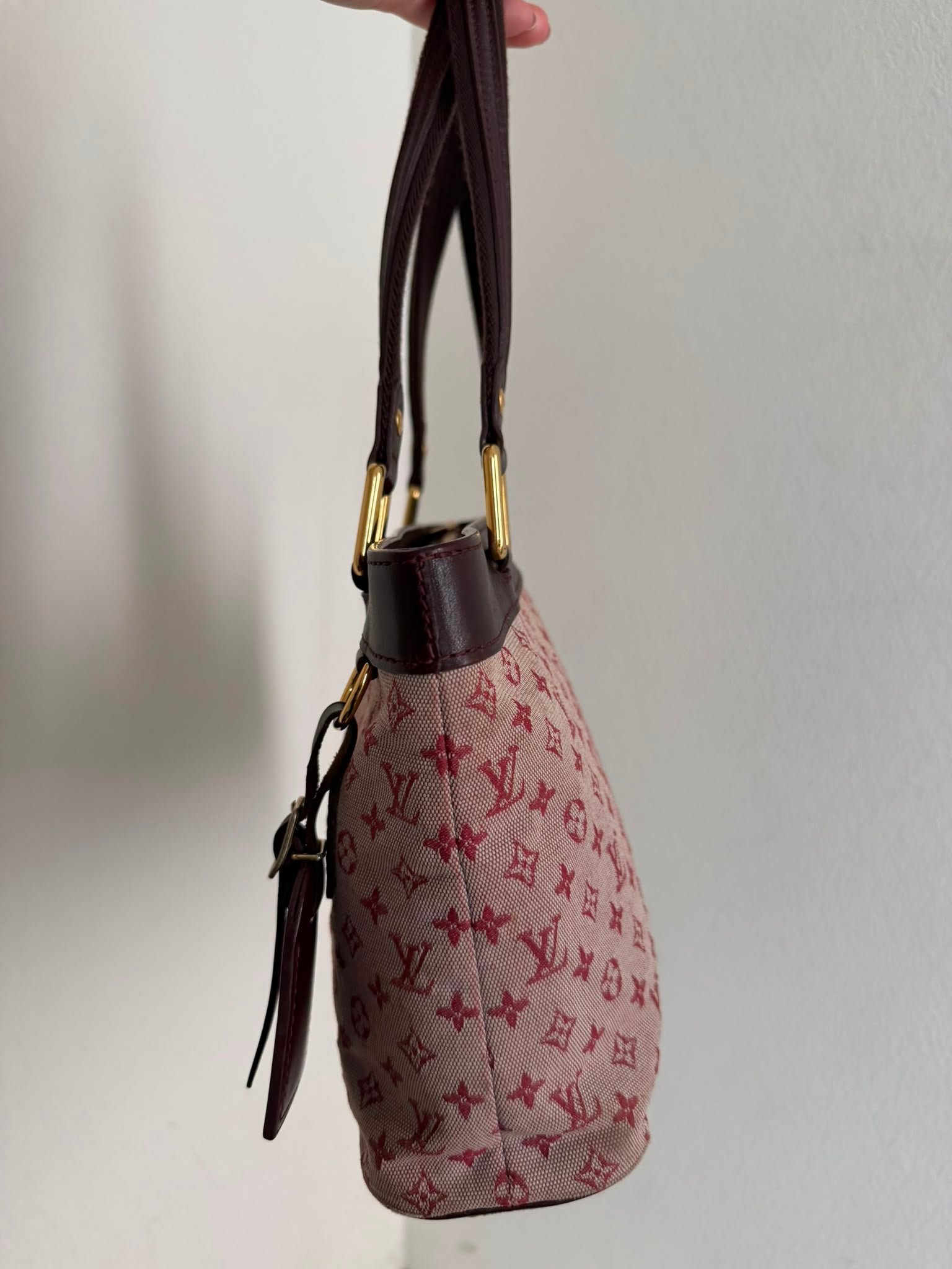 Louis Vuitton Monogram Mini Lucille PM Handbag - Cerise, Monogram Canvas