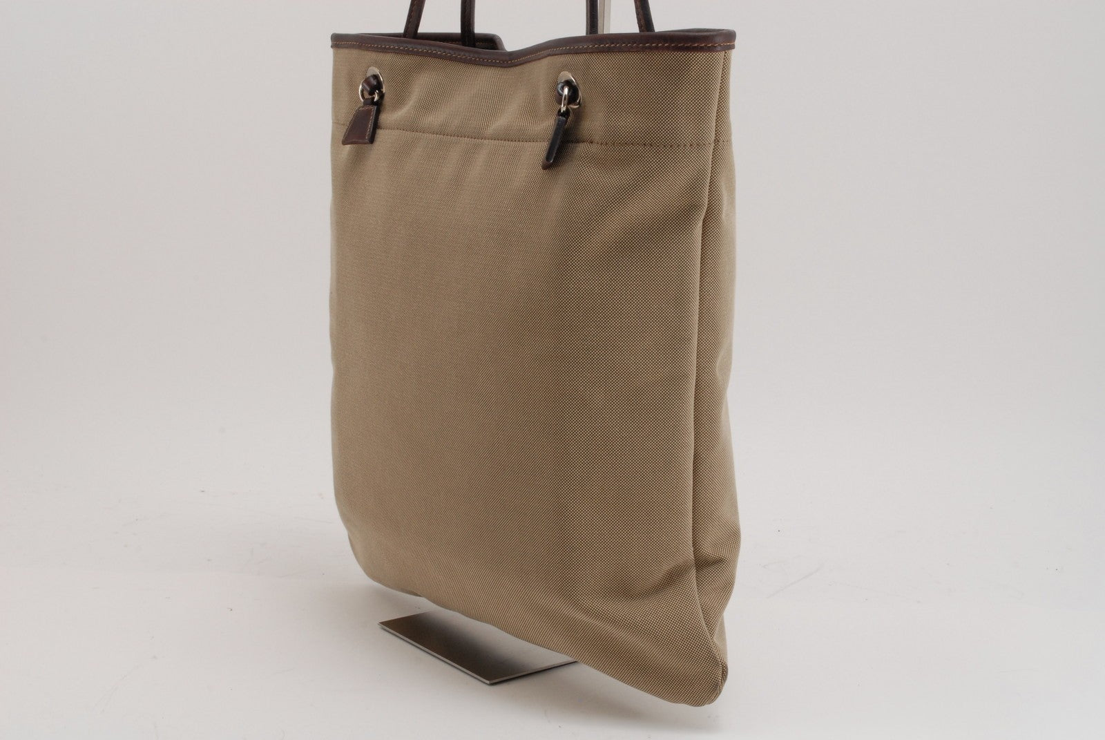Prada Canapa Logo Tote - Beige, Canvas and Leather