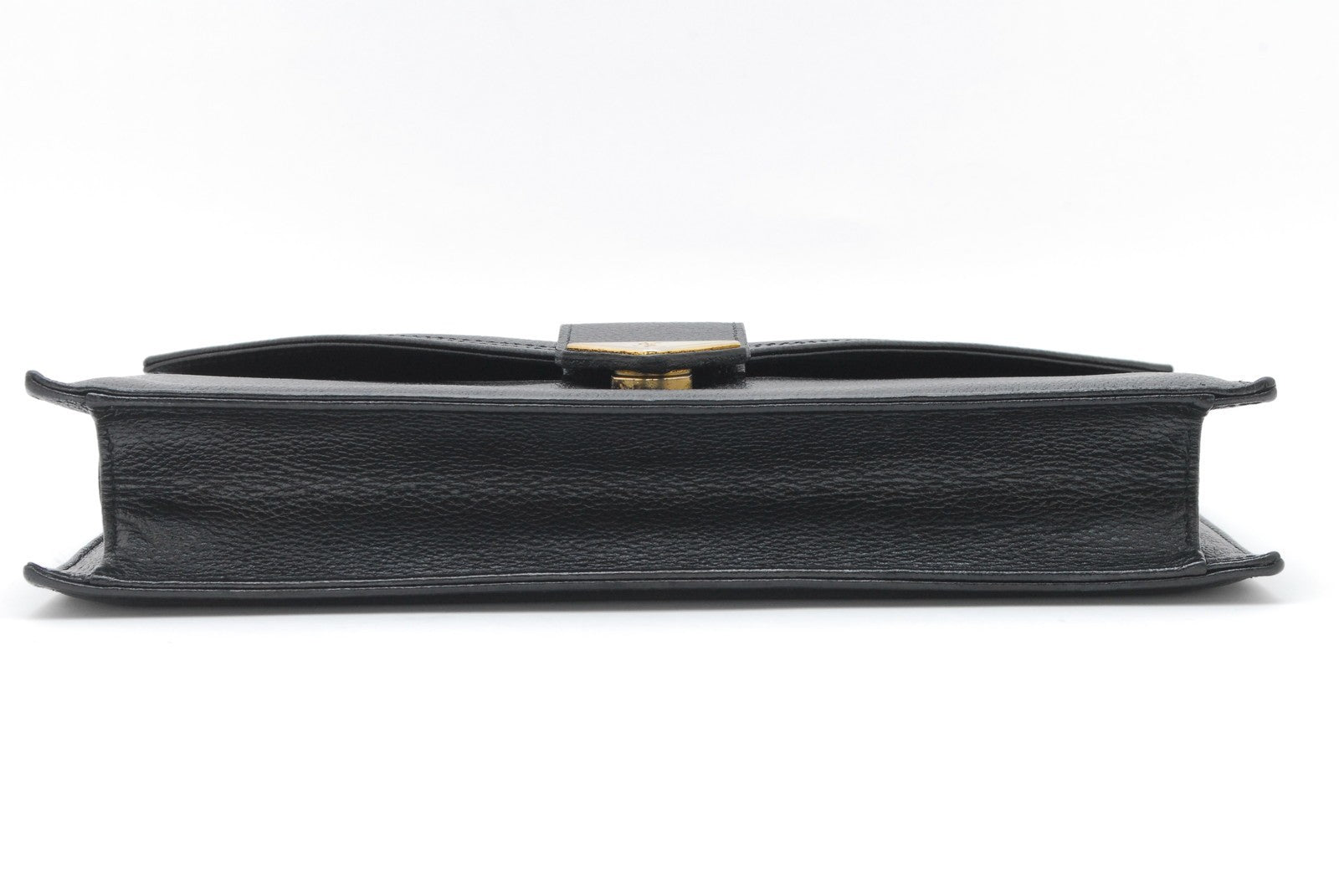 Saint Laurent Yves Clutch Bag - Black, Leather 
