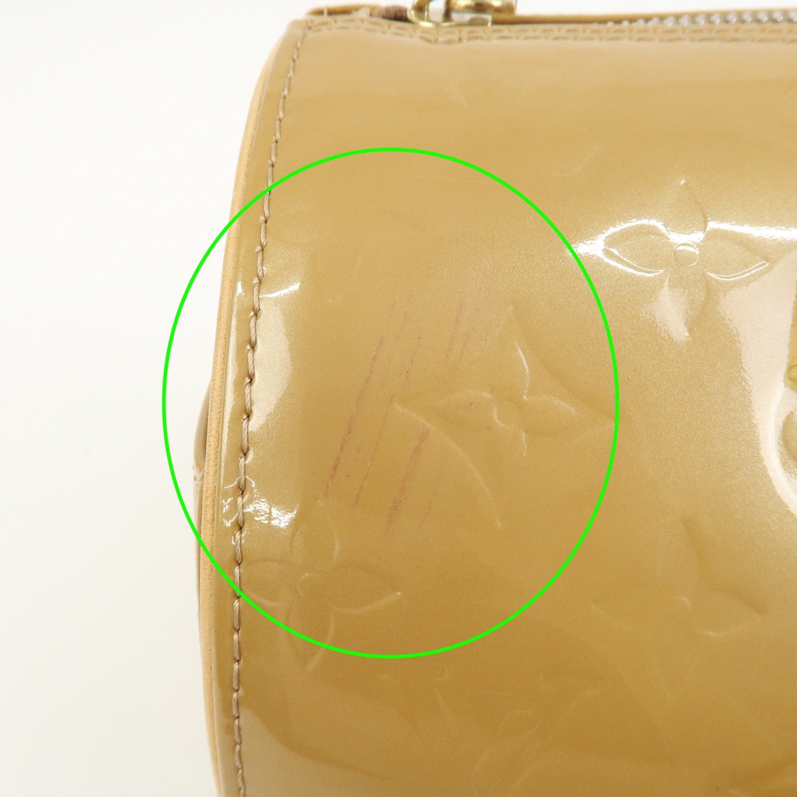 Louis Vuitton Monogram Vernis Bedford Handbag - Beige, Vernis Leather