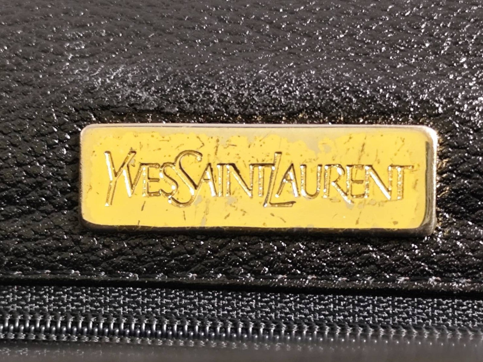 Saint Laurent Yves Clutch Bag - Black, Leather 